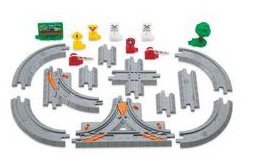 Fisher-Price GeoTrax Rail & Road System Elevation Tracks - City Track Pack