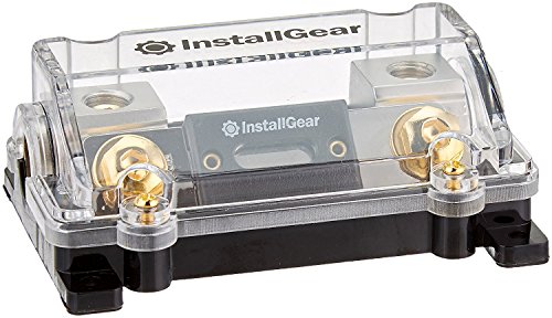 InstallGear 0/2/4 Gauge AWG in-Line ANL Fuse Holder with 150 Amp Fuse | Inline Fuse Holder - No Wire Terminals Needed | 250 Amp Fuse Block, Fuse Box, Automotive Fuse Block