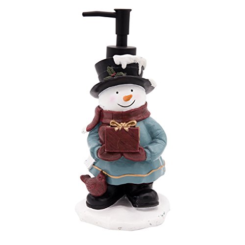 YangShiMoeed Bathroom Accessories,Shower Lotion/Soap Dispenser,Chritsmas Bath Set,Bath Collection (Snowman,Coloful)