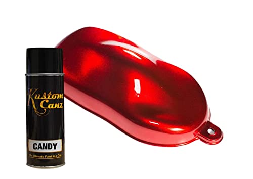 5oz Aerosol Can - Candy Red - Kustom Canz - Urethane basecoat