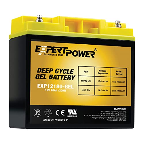 12V 18AH Gel Replacement Battery for Champion Generator 9000 ExpertPower