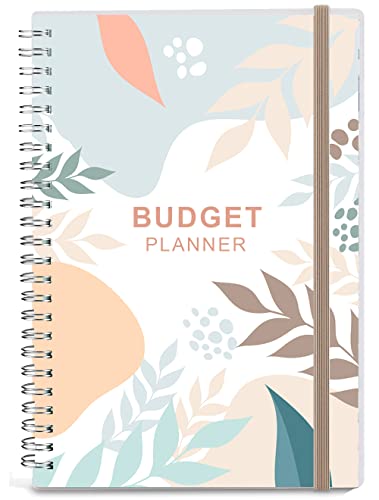 Budget Planner - Monthly Finance Organizer with Expense Tracker Notebook to Manage Your Money Effectively, Undated Finance Planner/Account Book, Start Anytime, 1 Year Use, A5, Twig
