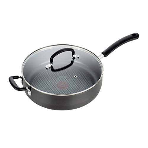 T-fal Ultimate Hard Anodized Nonstick Jumbo Cooker 5 Quart Cookware, Pots and Pans, Dishwasher Safe Grey