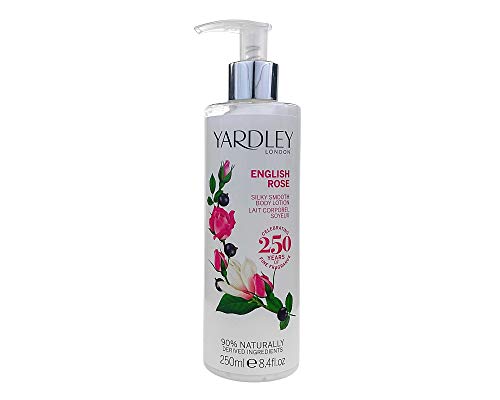 Yardley of London Silky Smooth Body Lotion for Women, English Rose, 8.4 Ounce