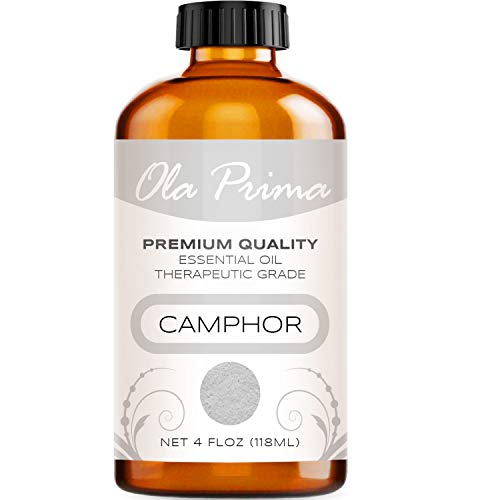 Ola Prima Oils 4oz - Camphor Essential Oil - 4 Fluid Ounces