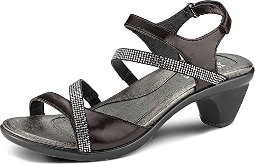 NAOT Women's Innovate Heel Black Leather Combo 9-9.5 N-M US