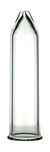 Extraction Proz 50-EXT-20 Glass Extractor Extraction Filter Tube 20" Long 50mm Diameter Clear with Stainless Steel Clamp