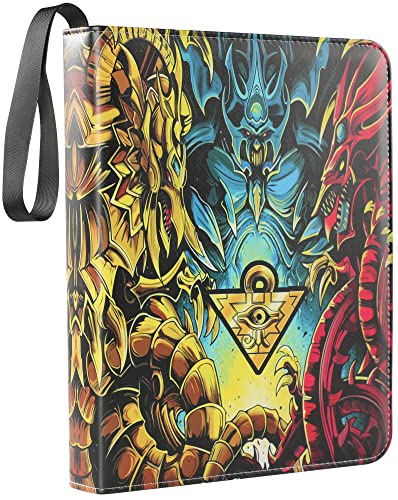 Card Binder for Yugioh Cards - 720 Pockets Trading Card Binder with 40 Removable Sleeves, 9 Pocket Card Holder Album Compatible with Yu-Gi-Oh Cards (SOR
