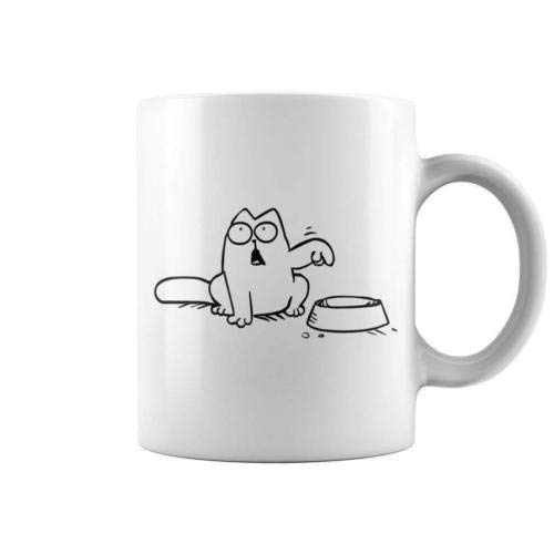 Mug Simons Cat 11 Oz Coffee Cup Mugs 350 Ml White Ceramic Tea Mug