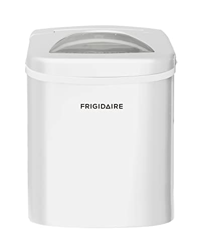 Frigidaire Portable Countertop EFIC108-WHITE Maker, Freestanding, 26LB ice per Day, WHITE