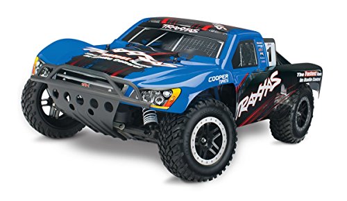 Traxxas Nitro Slash: Powered 2WD Short Course Racing Truck with TQ 2.4 GHz Radio & TSM (1/10 Scale), Blue