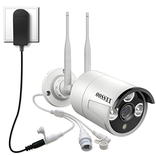 OOSSXX (3.0MP Wireless Extend Camera with Audio) Just Wireless Extend Camera Wireless Security System(3.0MP/5.0MP System) IP67 Waterproof WiFi Camera, Wireless Surveillance Camera