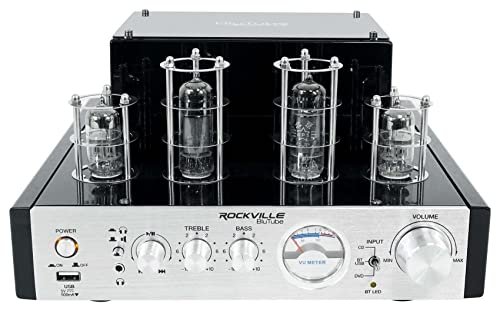 Rockville BluTube 70W Tube Amplifier/Home Theater Stereo Receiver with Bluetooth
