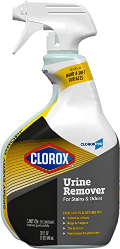 Clorox Commercial Solutions Urine Remover for Stains and Odors Spray, 32 Ounces (31036)