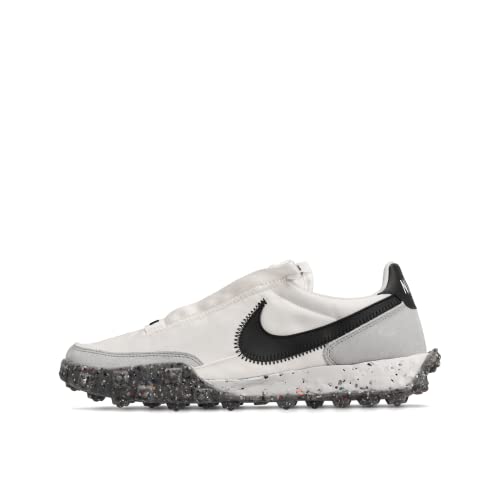 Nike Women's Waffle Racer Crater Running Trainers Ct1983 Shoes, Summit White/Black-photon Dust, 7