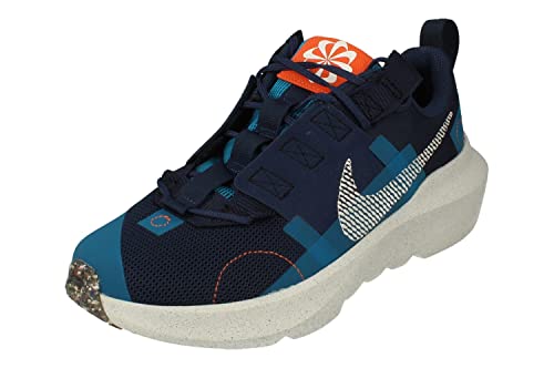 Nike Crater Impact GS Running Trainers DB3551 Sneakers Shoes (UK 6 US 6.5Y EU 39, Midnight Navy White Orange 400)