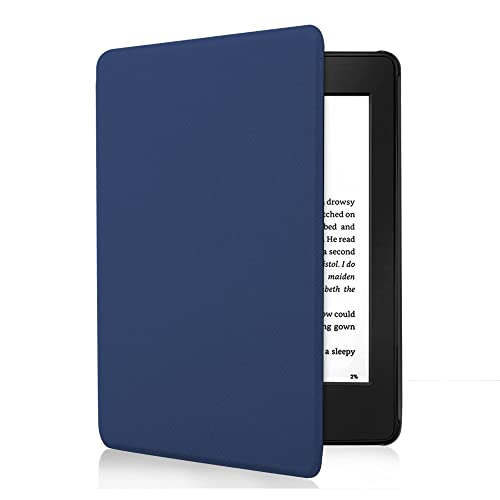 Tiorecime Case for All-New Kindle 11th Generation 6" 2022 Release, Premium PU Leather Lightweight Smart Protective Cover with Auto Sleep Wake for Kindle Basic 2022, Blue