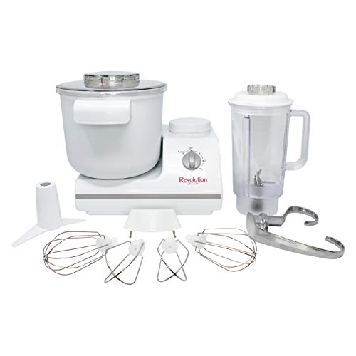 WONDERMILL -Complete Bread Dough Mixer Machine with Dough Hook -Bread Kneader and Dough Maker - Dough Kneading Machine Mixers Kitchen Electric Stand Mixer -Upgraded Wondermix Revolution Kitchen Mixer (Renewed)