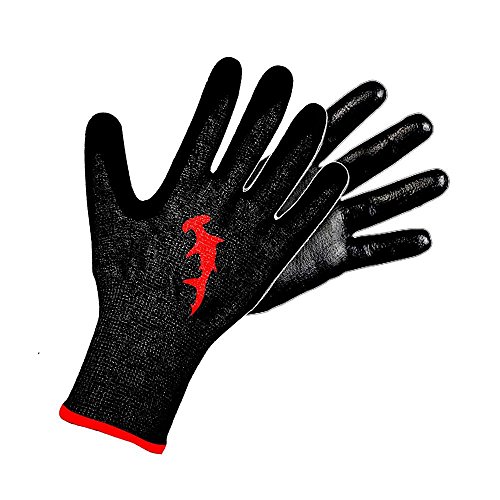 Hammerhead Spearguns Dentex Gloves - Cut Resistant (Lv5) and Puncture Resistant (Lv3) (Medium, Polyurethane)