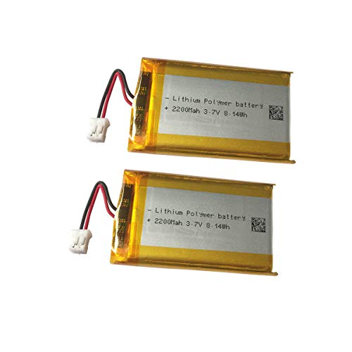 3.7v Battery 2200mAh for PS4 Cuh-zct1u Zct1e Wireless Controller Battery Replacement - Set of 2