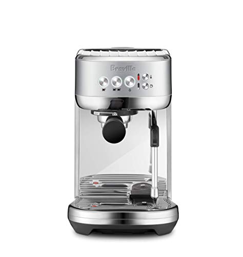 Breville BES500BSS Bambino Plus Espresso Machine, Brushed Stainless Steel (Renewed)