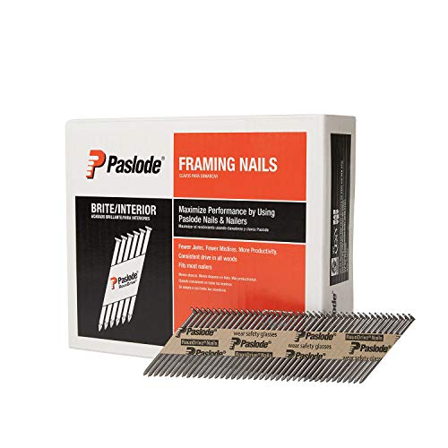 Paslode, Framing Nails, 650604, 30 Degree RounDrive Brite, 2 3/8 inch x.113 Gauge, Smooth, 2,000 per Box