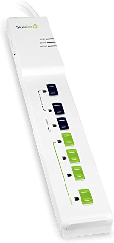 TrickleStar TS1104 7 Outlet APS, 1080 Joules, 3 ft Cord