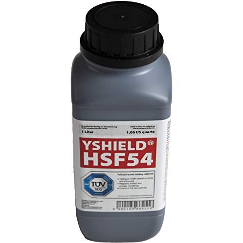 YShield RF Shielding Paint 1L Bin HSF54 - Blocks WiFi, Smart Meters, Cell Phones, Etc.