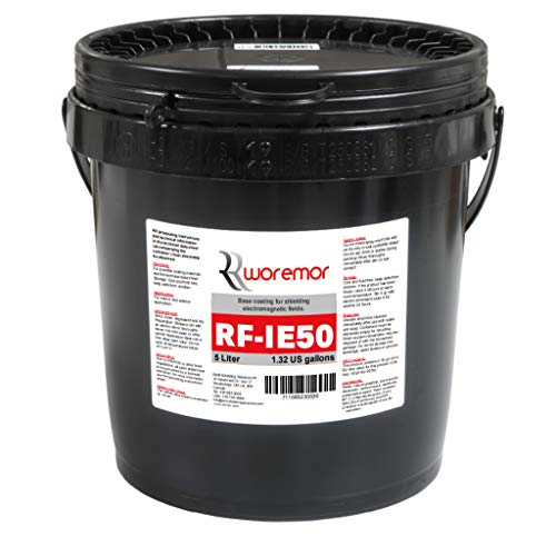 WOREMOR RF-IE50 EMR & RF Shielding Paint Protecting From HF, RF/RFID Bluetooth, Cell Towers EMI 5 Liter - EMR-WM-RFIE50