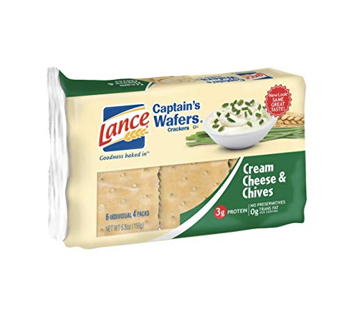 Lance Captains Wafers Cream Cheese and Chives (2pk)