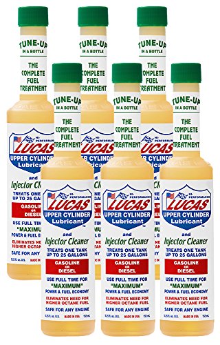 Lucas Upper Cylinder Lubricant & Fuel Injector Cleaner (5.25 oz.)-6 Pack