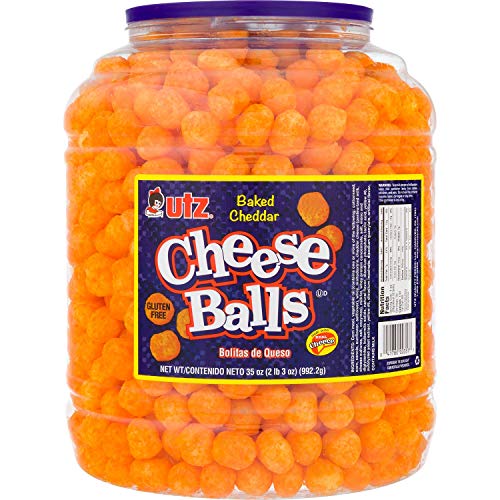 35 Oz. Utz Cheese Balls Barrels (Pack of 5)