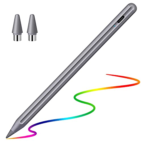 Granarbol Stylus Pen for iPad Pencil,Rechargeable Active Stylus Pen Fine Point Digital Stylist Pencil Compatible with iPad/iPad Pro/Mini/Air/iPhone Capacitive Touch Screens Cellphone Tablets