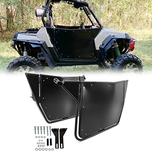 Black Metal Doors Compatible with 2008-2014 Polaris RZR 800/ S 800/ XP 9002012-2021 570 2 Door Models