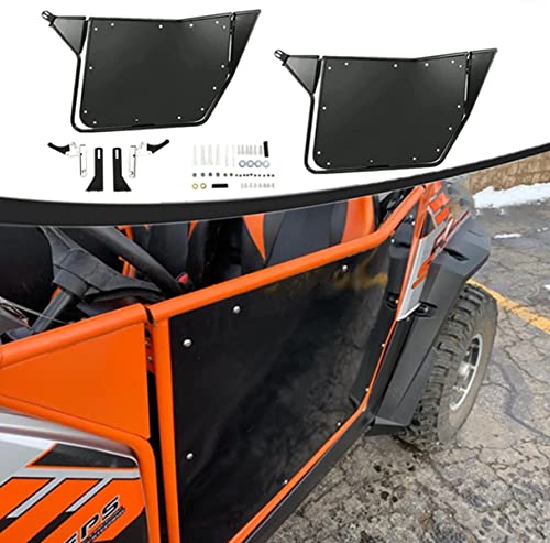 KINTOP UTV Doors Compatible with 2008-2021 RZR 800/800 S/570/XP 900 2 Door Models,Heavy Duty Dual Stage Automotive Style Slam Latch Aluminum Suicide Doors, 2 pcs