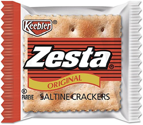 Zesta Saltine Crackers, 2 Crackers/Pack, 500 Packs/Carton