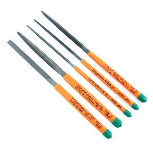 Tsubosan Hand tool Workmanship file set of 5 ST-06 from Japan