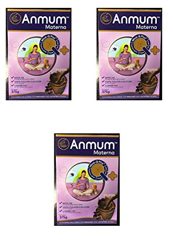 Anmum Materna Powdered Chocolate Milk Drink for Pregnant Women (3 Pack)