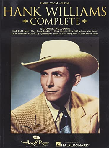 Hank Williams Complete Piano, Vocal and Guitar Chords