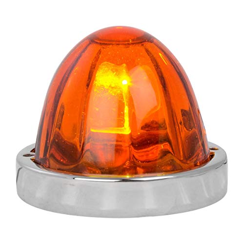 Grand General 79750 Light (Dark Amber Watermelon Glass Flush Mount Kit-1 Wire), 1 Pack