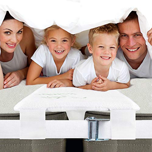 EPHEDORA 10" Extra Wide Bed Bridge Connector | Twin to King Converter Kit with Strap | Adjustable Mattress Connector for Bed | 25D Memory Foam | 10" Design | Non-Slip | Storage Bag Included