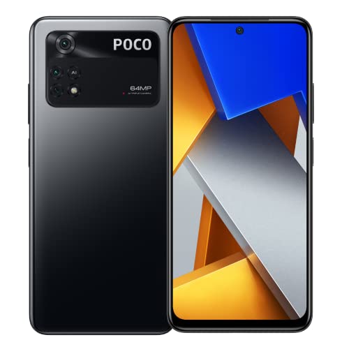 Poco M4 PRO 4G Volte Global Unlocked 256GB + 8GB GSM 6.6" 50mp Camera (Not Verizon/Boost/Cricket CDMA) + Car Fast Car Charger Bundle (Power Black)