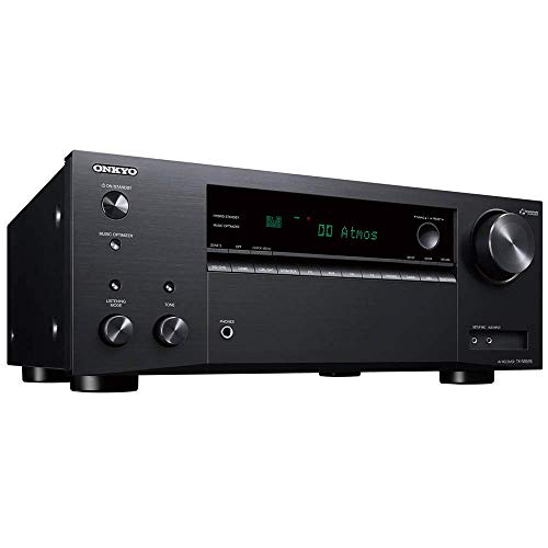 Onkyo TX-NR595 7.2 Ch. Smart AV Receiver with Dolby Atmos Works with Sonos (Renewed)