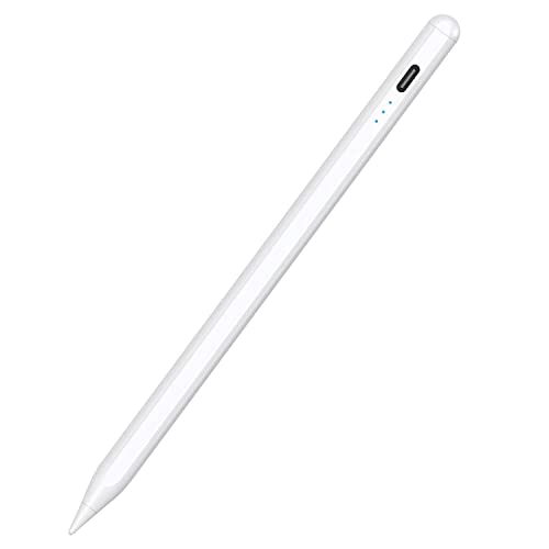 Stylus Pen for iPad 9th 10th Gen, Palm Rejection Apple iPad Pencil 2nd Generation for iPad Pro 11/12.9 3/4/5 Gen, iPad Mini 5/6, iPad 6/7/8, iPad Air 3/4/5, Apple Pen for iPad 2018-2022, White