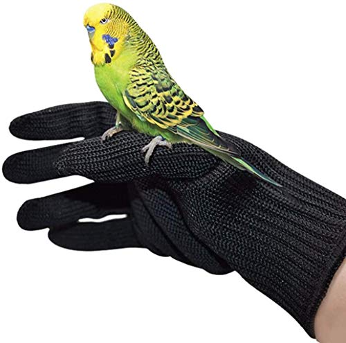 alfyng Bird Training Anti-Bite Gloves, Small Animal Handling Gloves, Chewing Protective Gloves for Small Animal Pet Squirrels Hamster Parrotlets Cockatiels Finch Macaw (1 Pair)