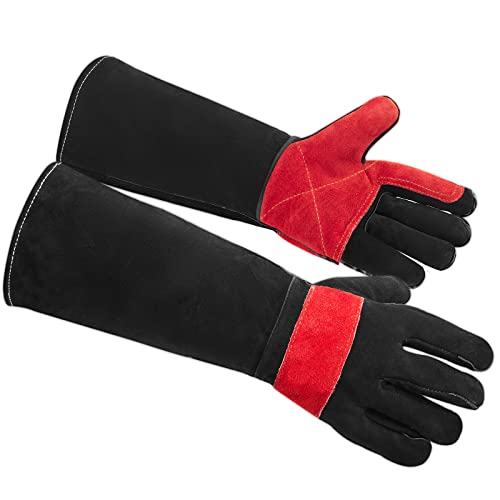 MEYEEBO Animal Handling Glove - Bite Proof Gloves - Anti Scratch Protective Gloves for Training Dogs Cat Bird Snake Parrot Lizard - Bite Resistant Gloves