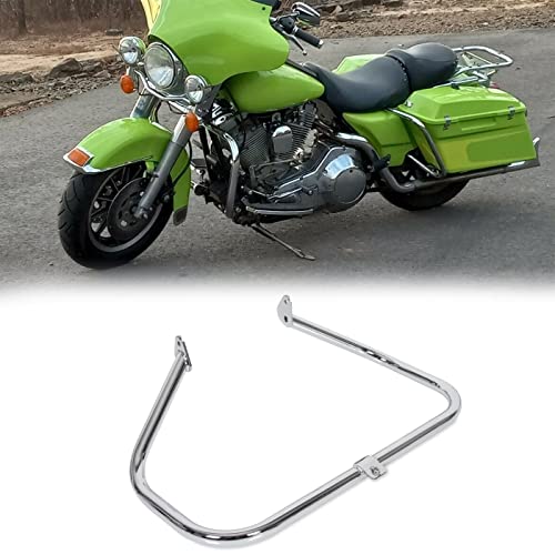 ECOTRIC Engine Guard Highway Crash Bar Compatible with 1997-2008 Harley Touring Road King Electra Glide Ultra Classic Road Glide Street Glide Chrome