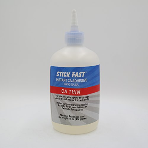 Stick Fast CA Quick Set Adhesive Thin 16 oz