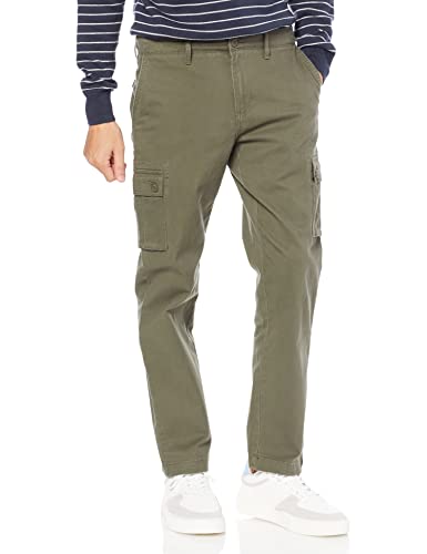 Amazon Essentials Men's Straight-Fit Stretch Cargo Pant (Available in Big & Tall), Olive, 38W x 28L