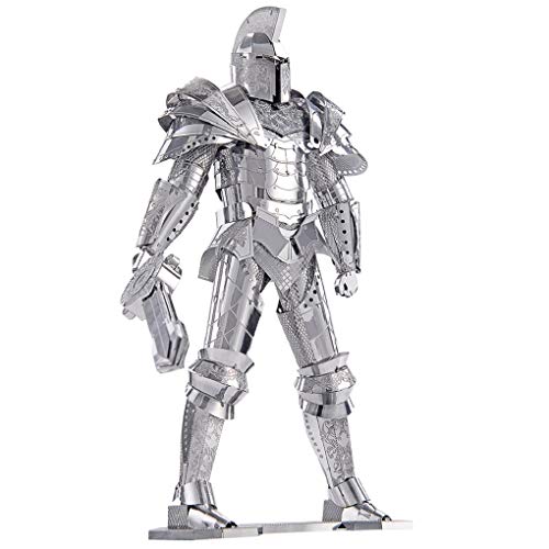 Piececool 3D Metal Puzzles for Adults DIY Mecha Model Kits Building Blocks, Black Knight 3D Figure Model kit Brain Teaser Puzzle Fidget Toys Hobbies for Men, Great Birthday Gifts -125 Pcs